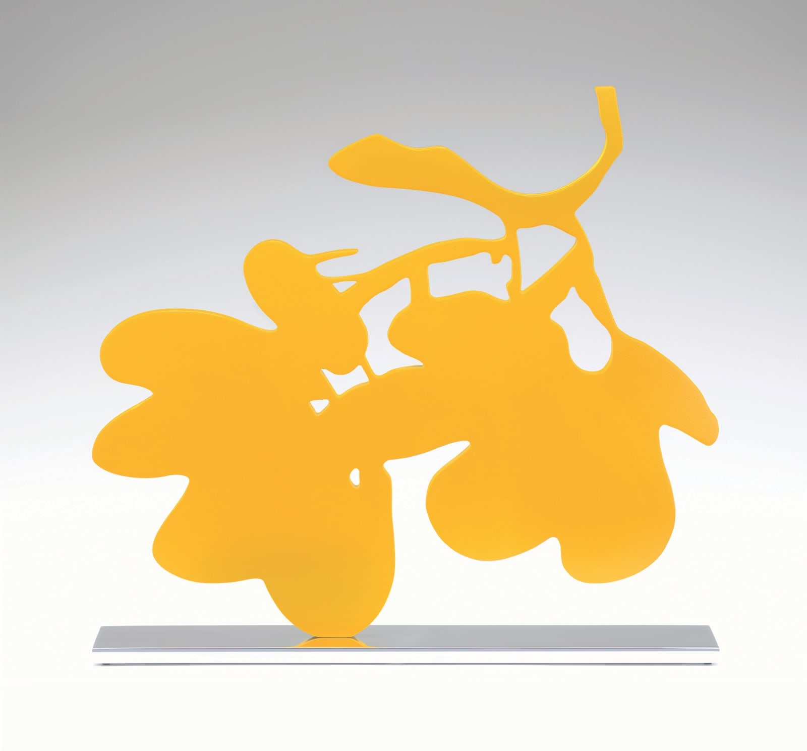 Donald Sultan, Yellow Lantern Flowers, Sep 18 2013, 2013