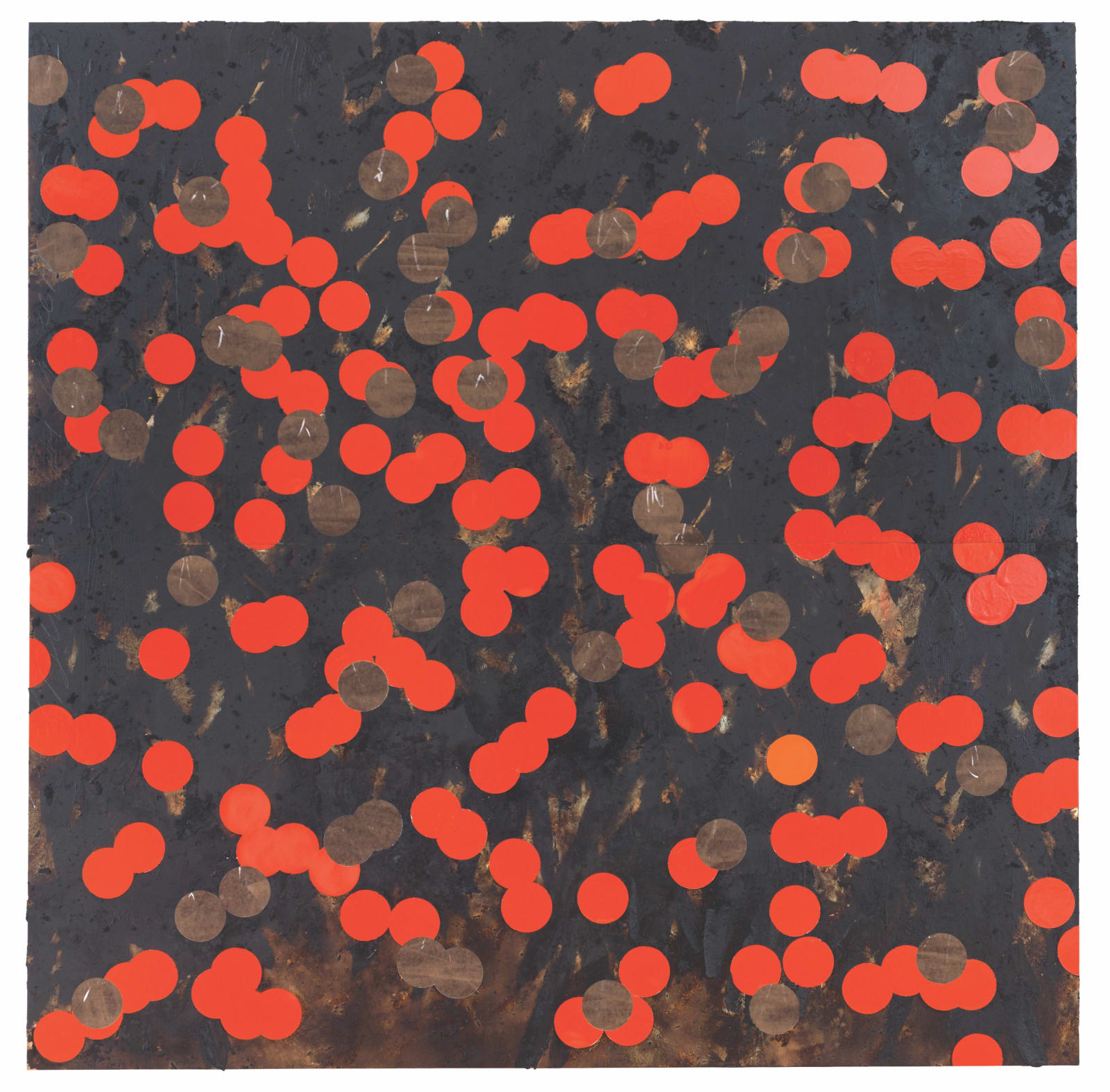 Donald Sultan, Red Berries, July 27 2019, 2019