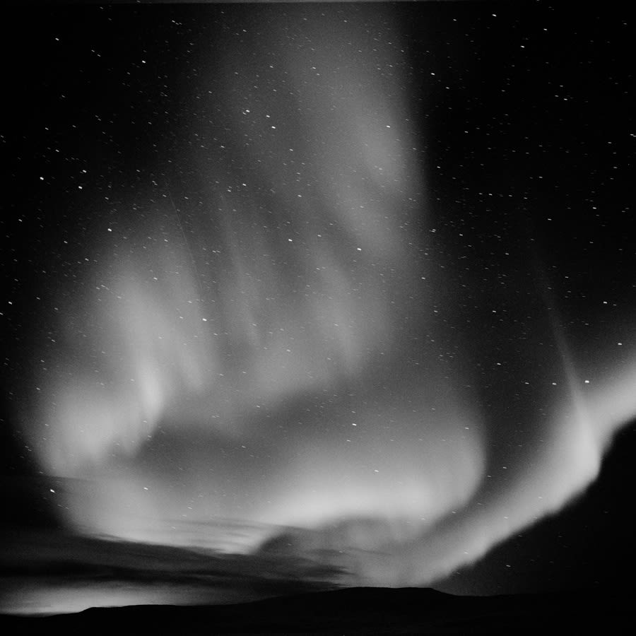 Guido Baselgia, Light Fall 34 Polarlicht, 17. November 2012, 20:30 Uhr, N70°, Norwegen, 2014