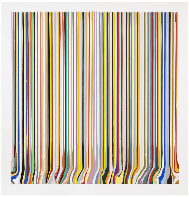 Ian Davenport, Prismatic Diptych , 2011