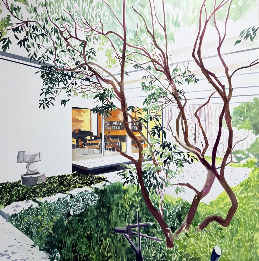 Eamon O'Kane, Garden with tree, 2025