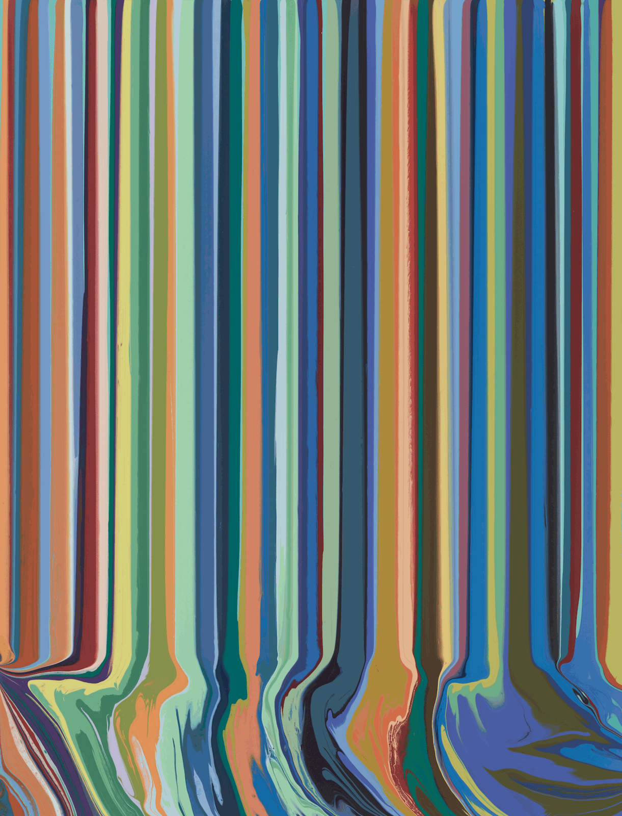 Ian Davenport, The Place, 2022