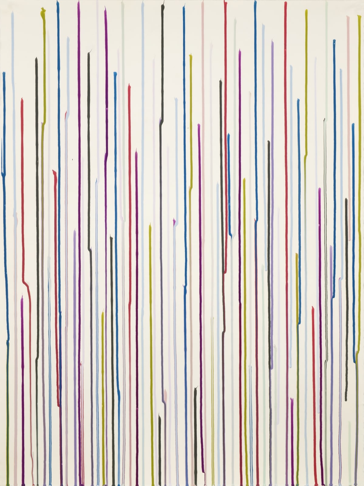 Ian Davenport, Staggered Lines Rudiments no. 1, 2015