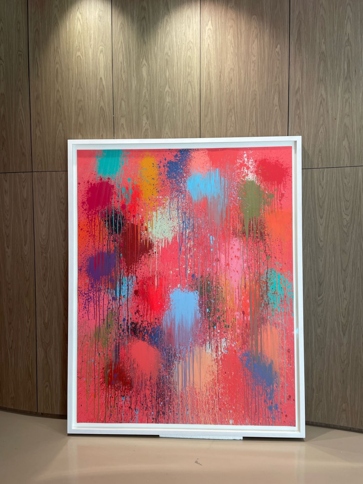 Ian Davenport, Red Fizz, 2023