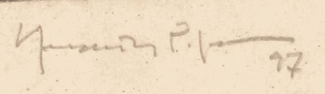 Joan Hernández Pijuan, Dibuix n° 9, 1997