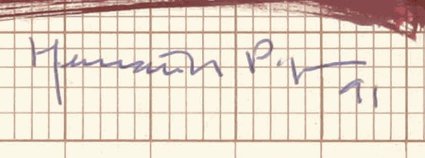 Joan Hernández Pijuan, Dibuix n° 52, 1991