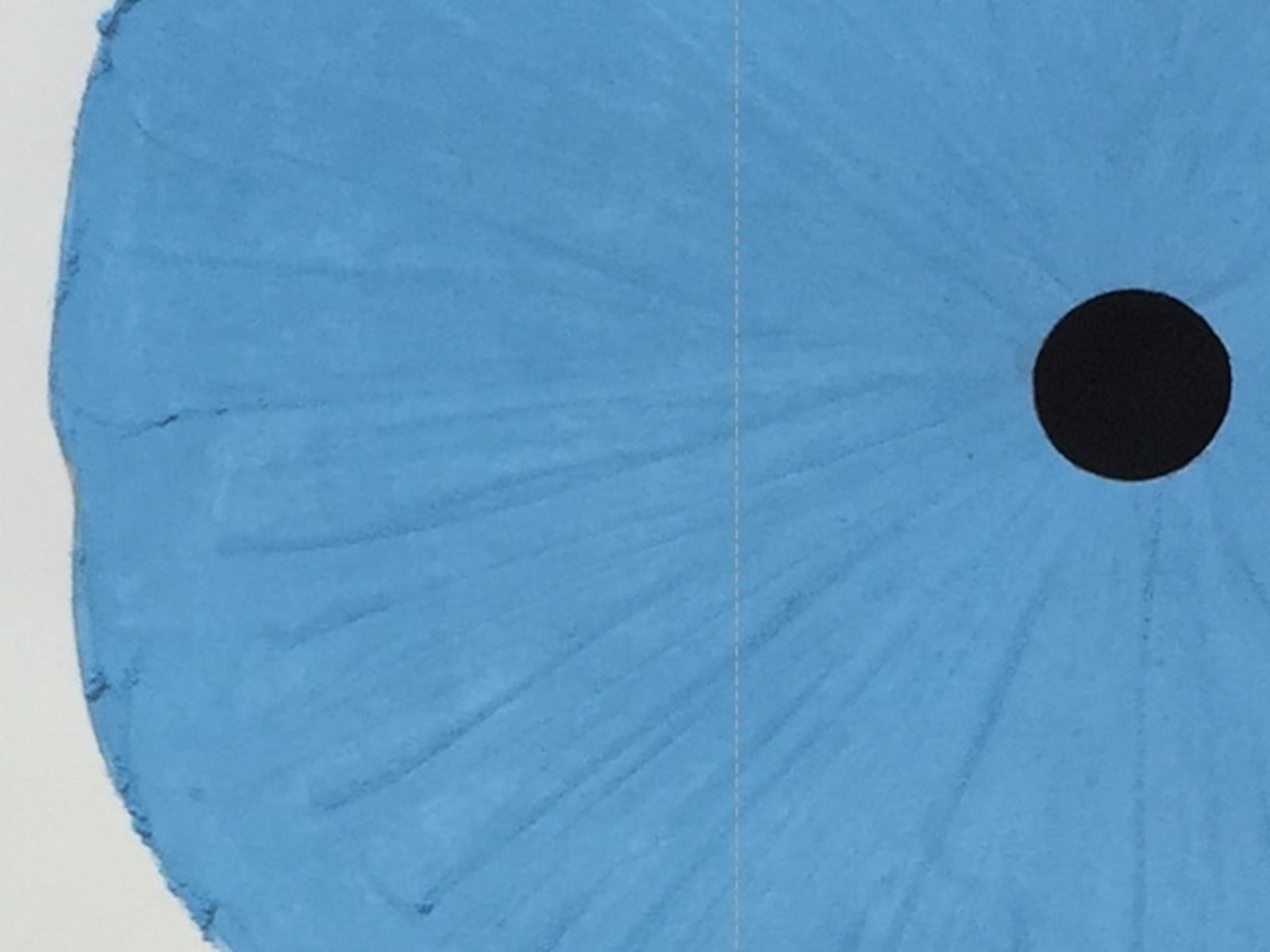 Donald Sultan, Light Blue Trumpet Nov 6 2013, 2013