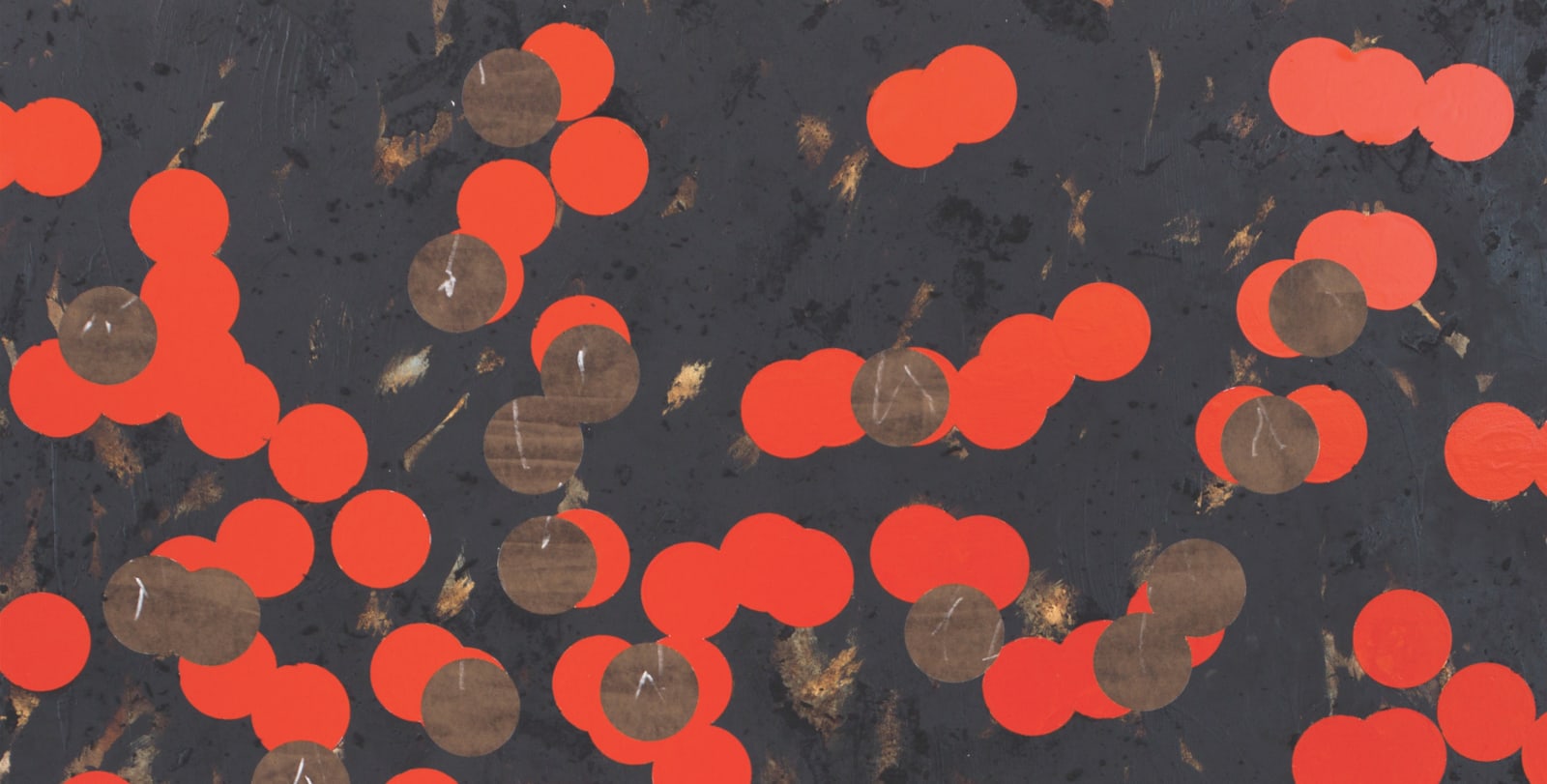 Donald Sultan, Red Berries, July 27 2019, 2019