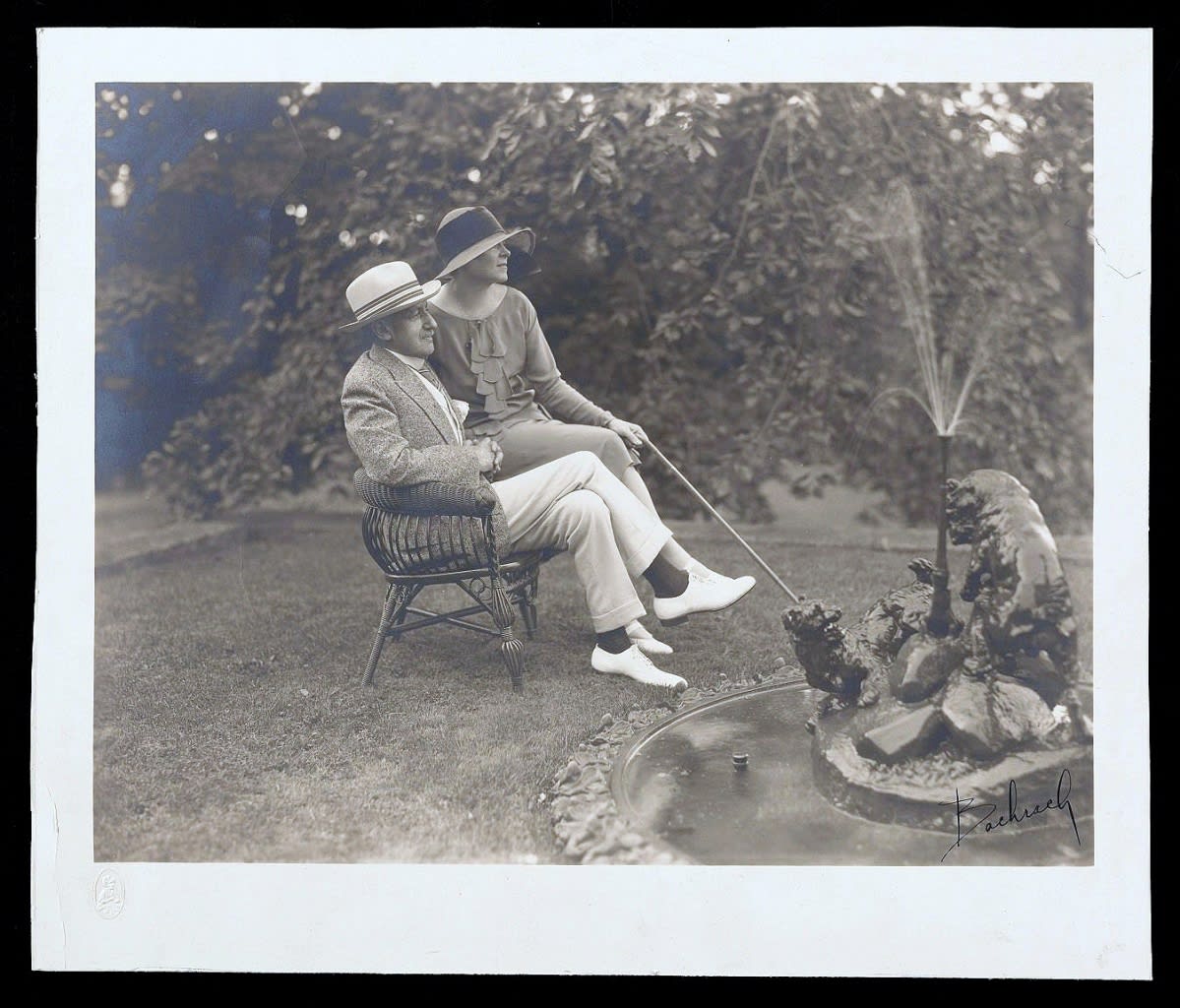 Portrait of Jane Peterson and M. Bernard Philipp, 1926 or 27 Louis Fabian Bachrach, photographer Archives of American Art, Smithsonian Institution