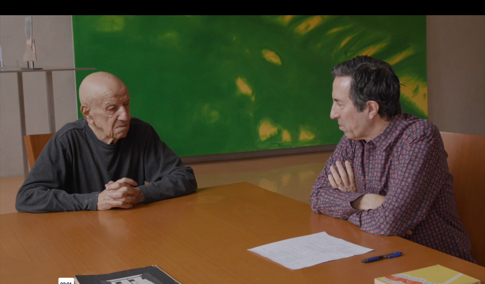 Alex Katz and son, Vincent, 2023