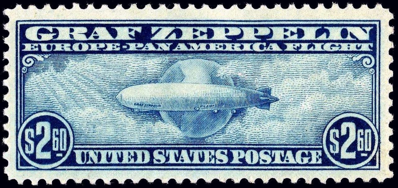Even when cool heads prevail, there has been controversy over some stamp designs, like the 1930 Graf Zeppelin stamps, many of which were unsold, and ultimately were destroyed by the Post Office.