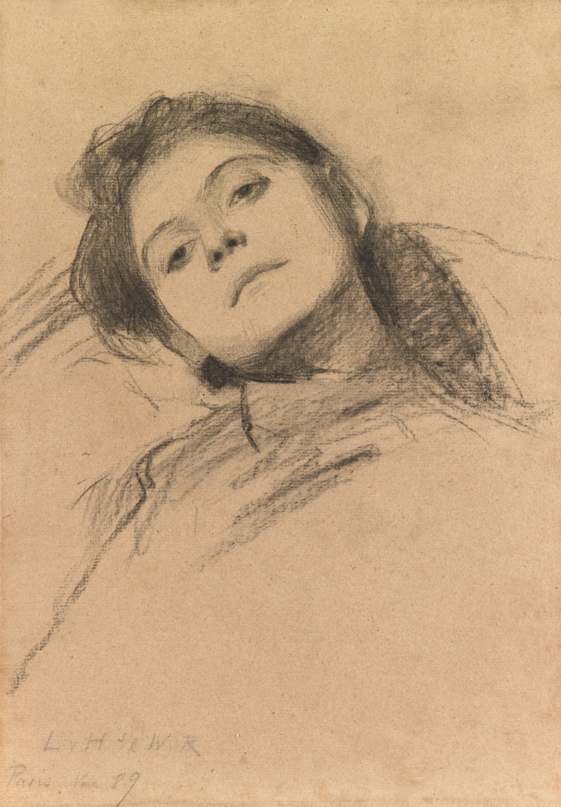 Ludwig von Hoffman (1861-1945), Study of a Girl