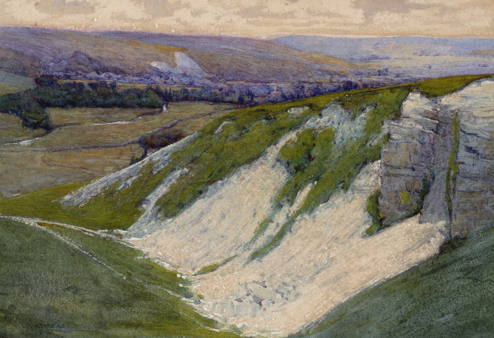 Charles Herbert Rogers (1875-1940), The Chalk Pit, Sussex
