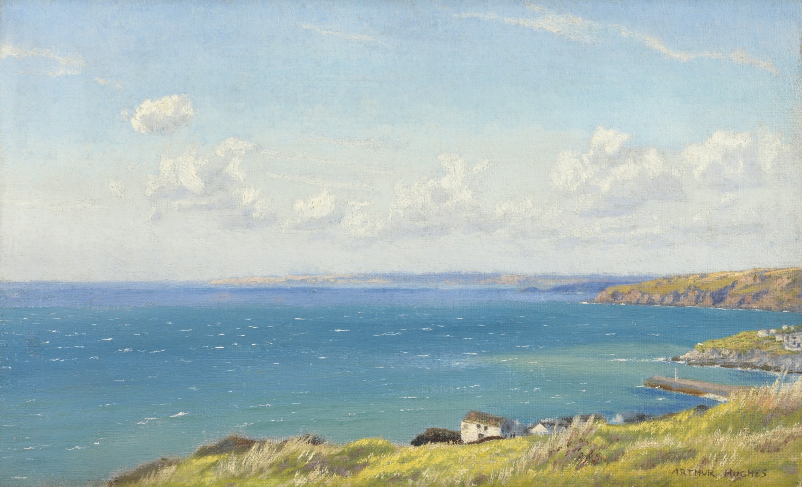 Arthur Hughes (1832-1915), Mount's Bay