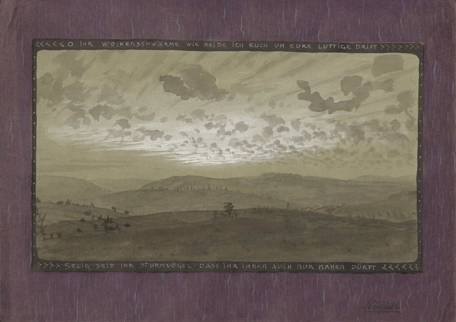 Hugo 'Fidus' Hoppener (1868-1948), O ihr Wolkenschwärme