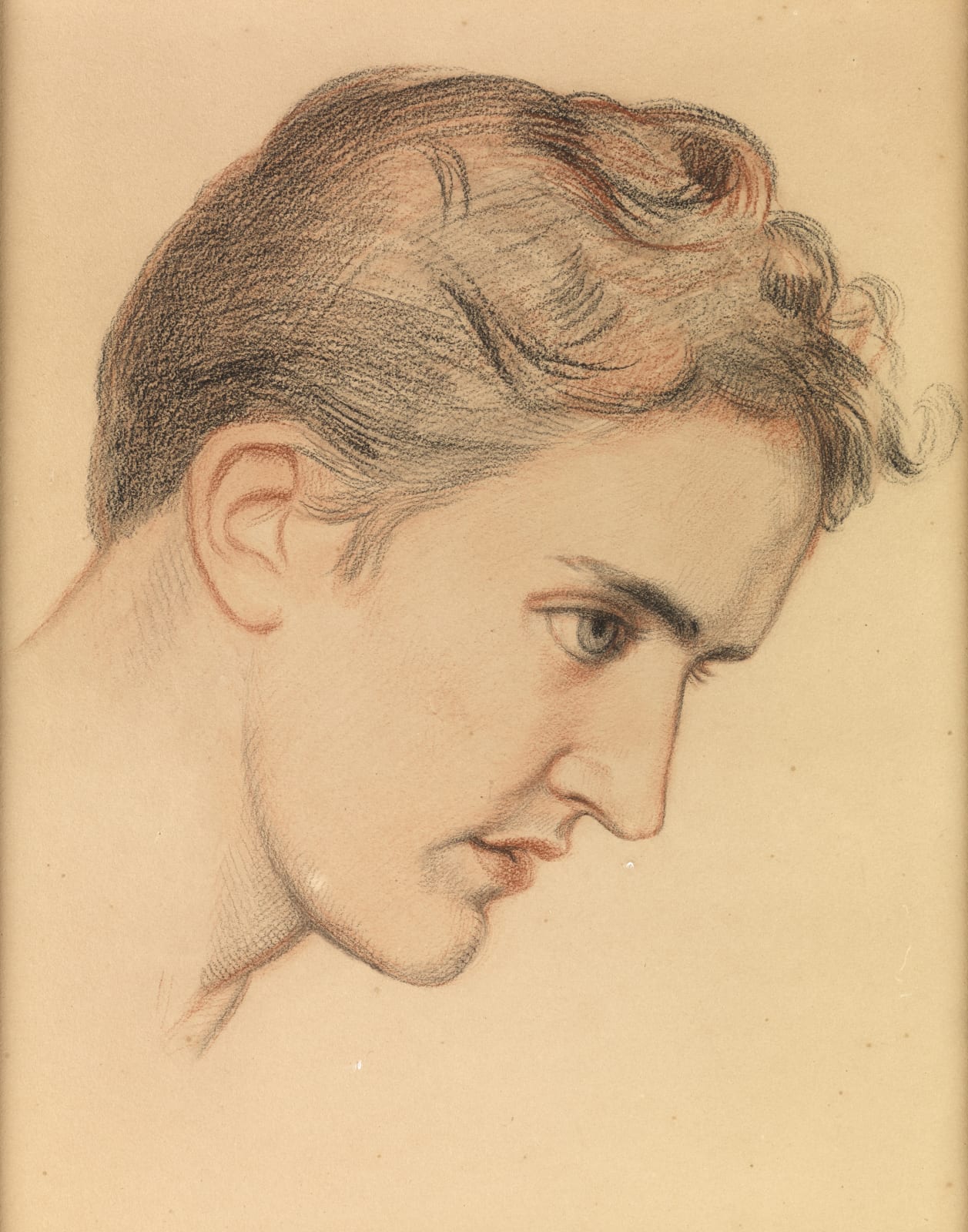 William Holman Hunt (1827-1910), Eugenie Sellers, Study for 'The Lady of Shalott', c 1895