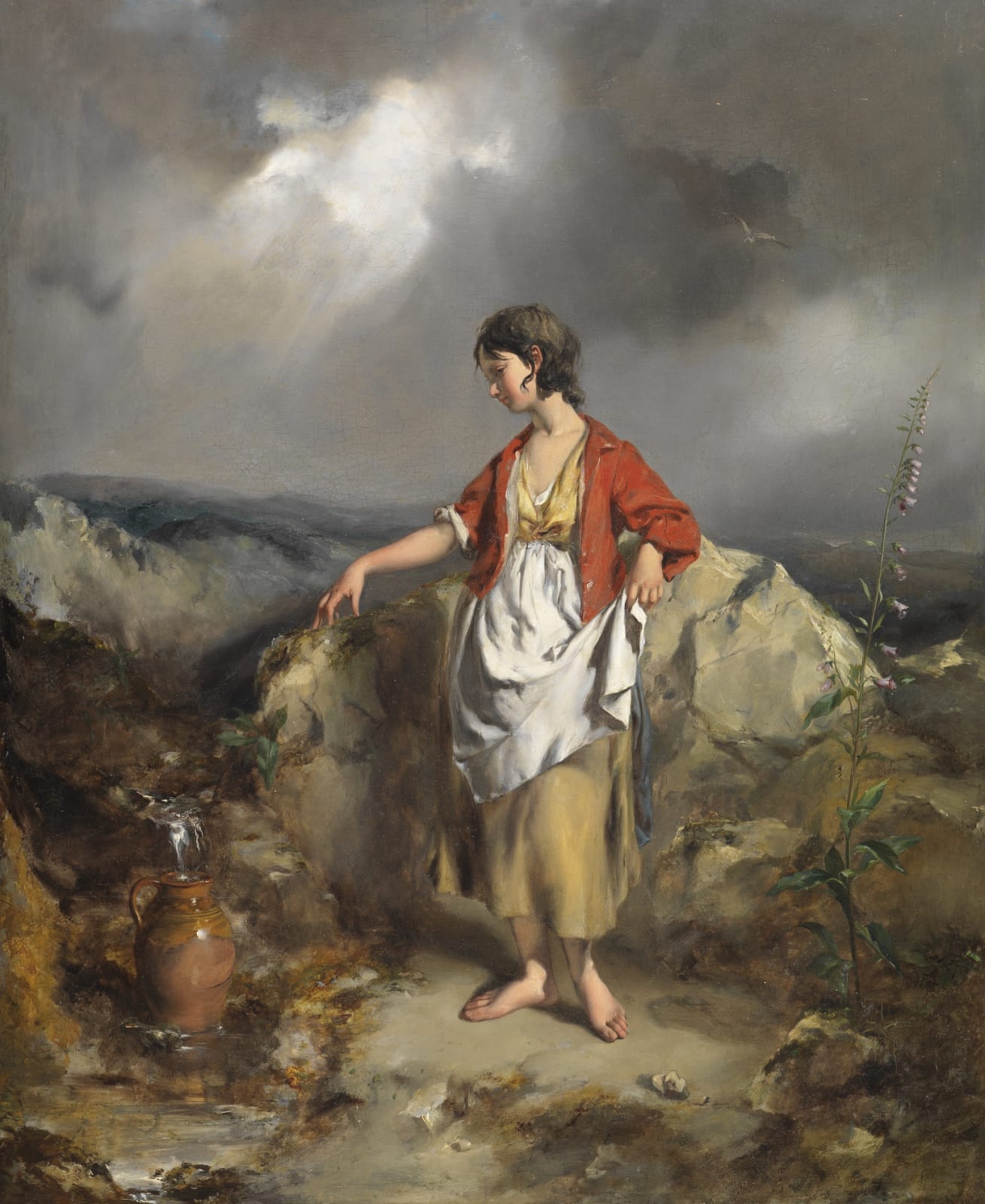Paul Falconer Poole 1807-1879, The Cottage Girl