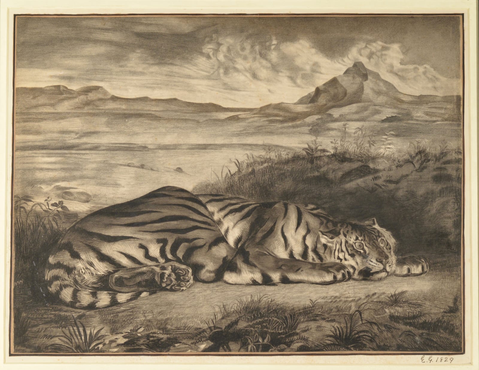 After Eugène Delacroix (1798-1863), Royal Tiger
