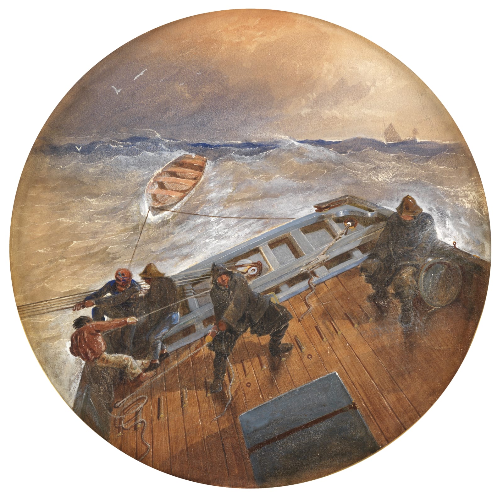 Charles Keene (1823-1891), A Rough Passage