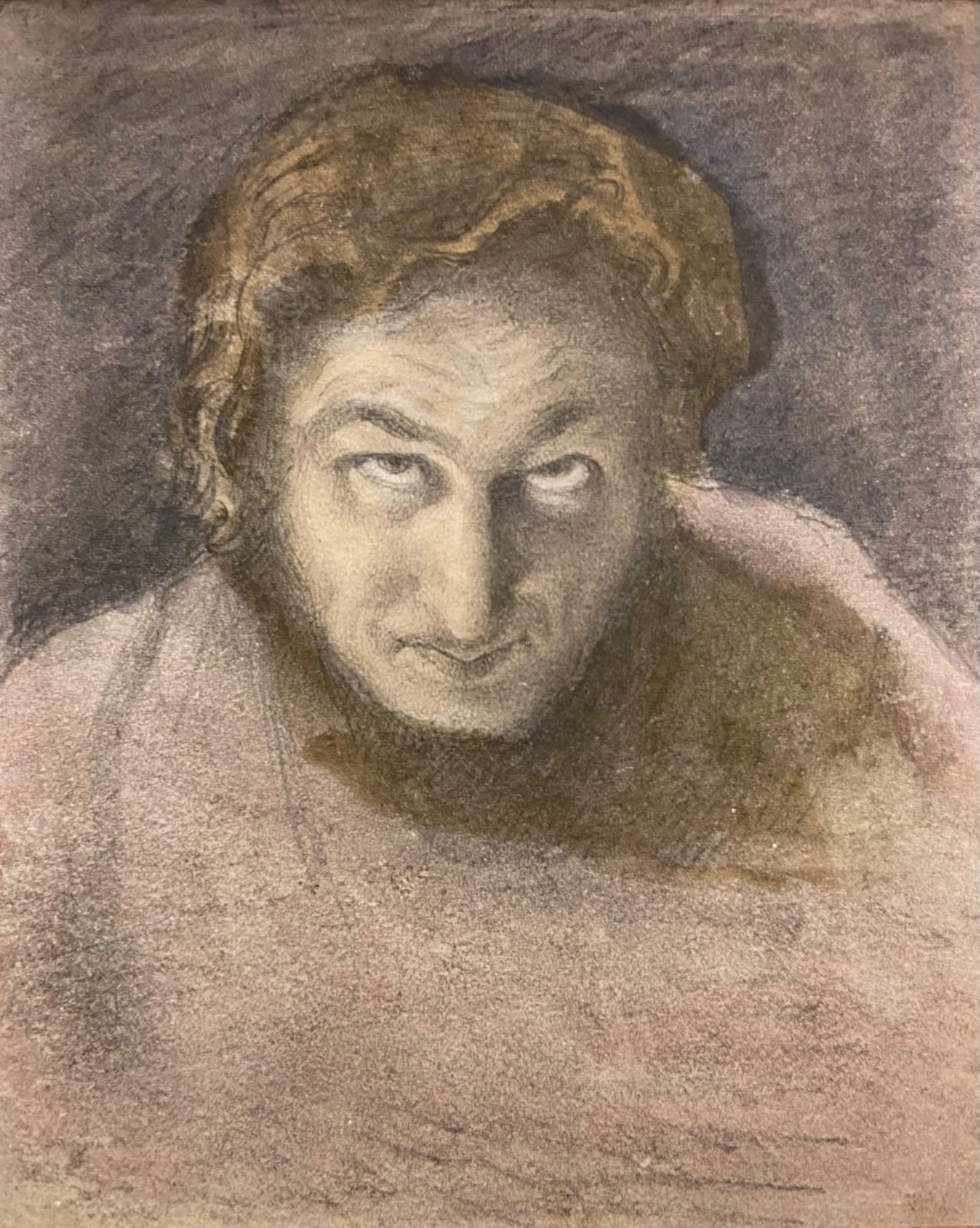 James Smetham (1821-1889), Self-Portrait