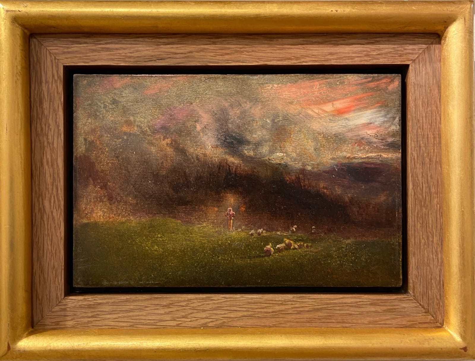 John Samuel Raven (1829-1877), Sheep in a Storm