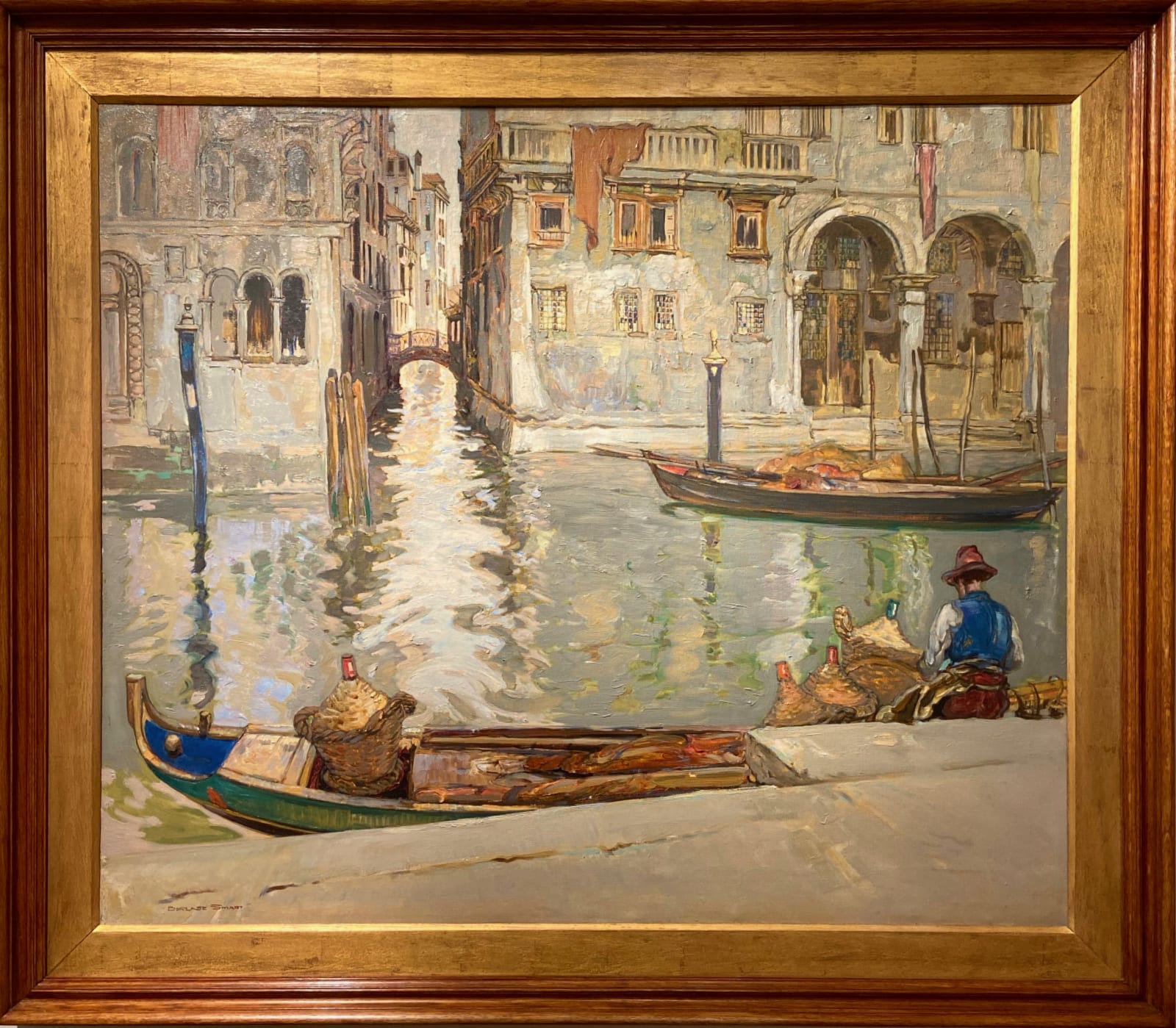 Robert Borlase Smart (1881-1947), Traghetto della Casson, Venice