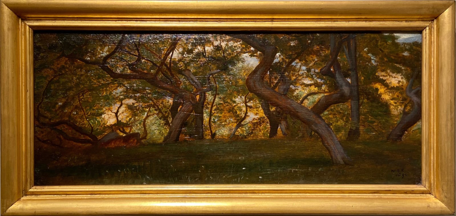 Sir William Blake Richmond (1842-1921), A Wood near Volterra, Italy