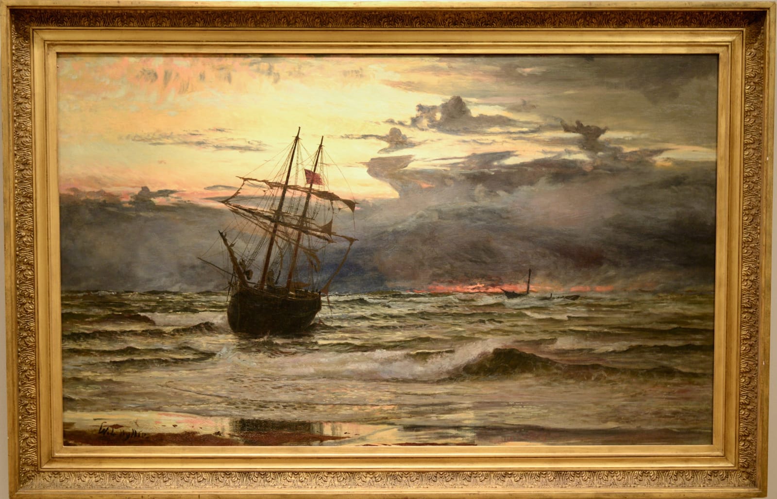 William Lionel Wyllie (1851-1931), The Sea-Beach after a Storm - Time, Dawn