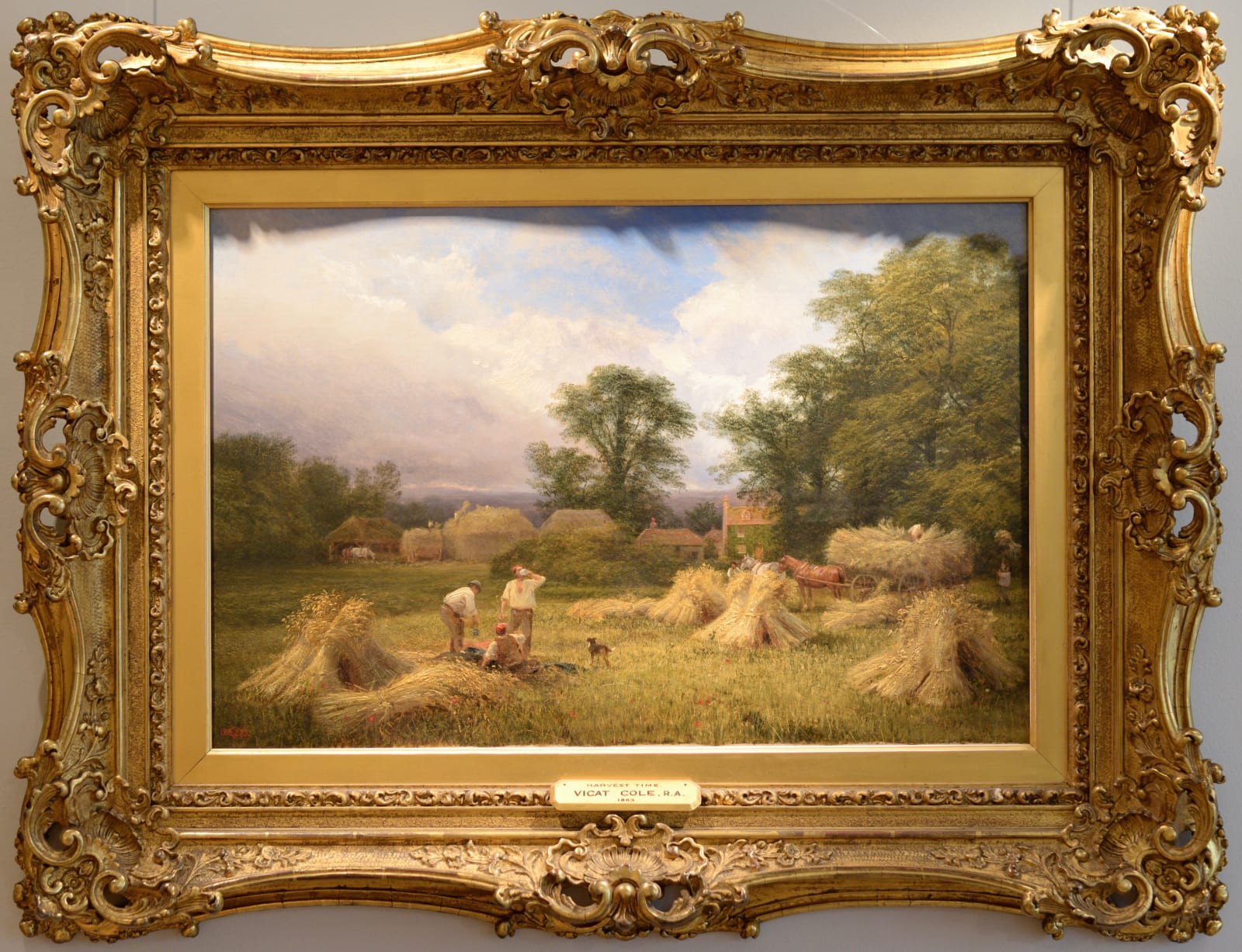 George Vicat Cole (1833-1893), Harvest Time