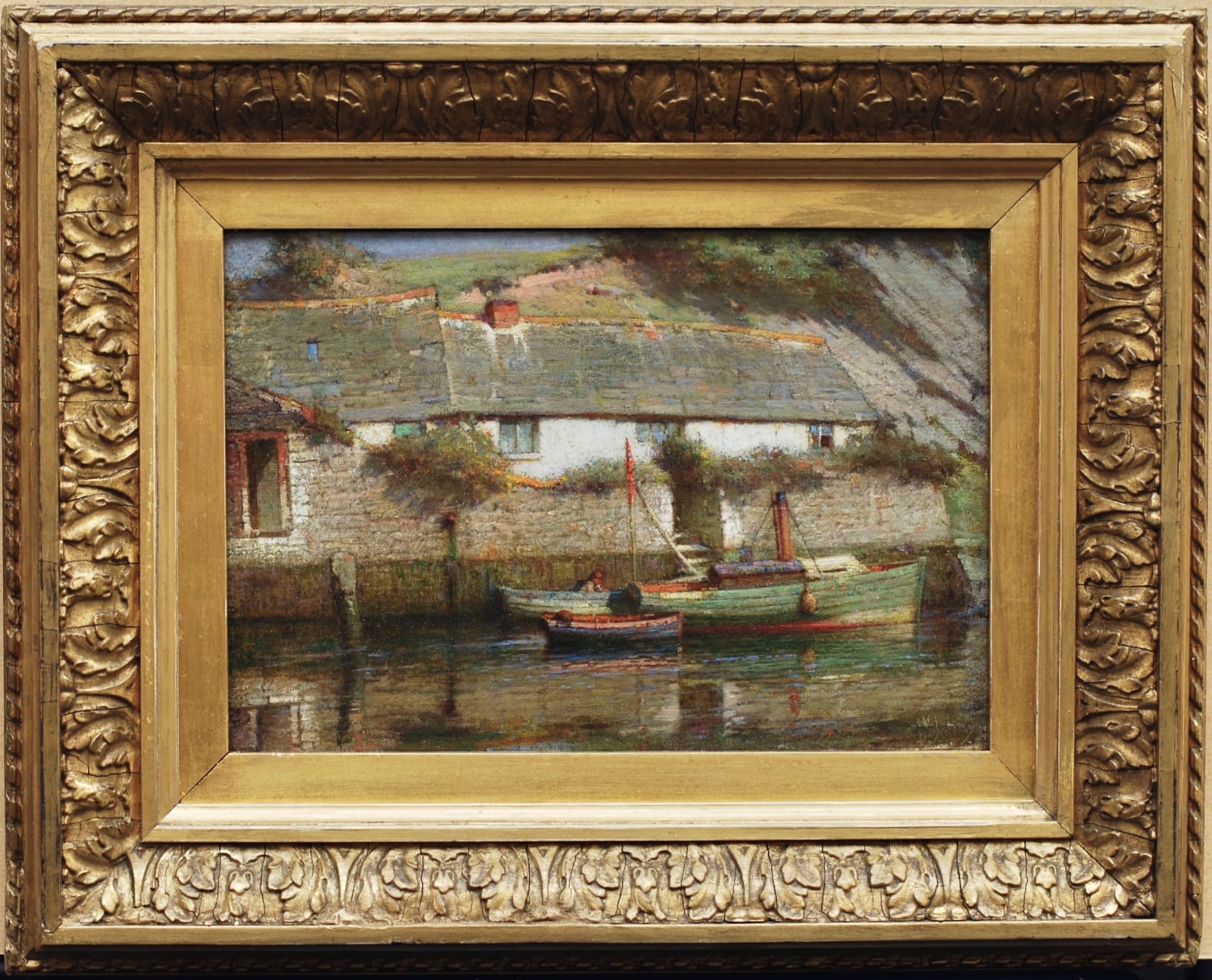 James Valentine Jelley (1856-1947), A Riverside Cottage