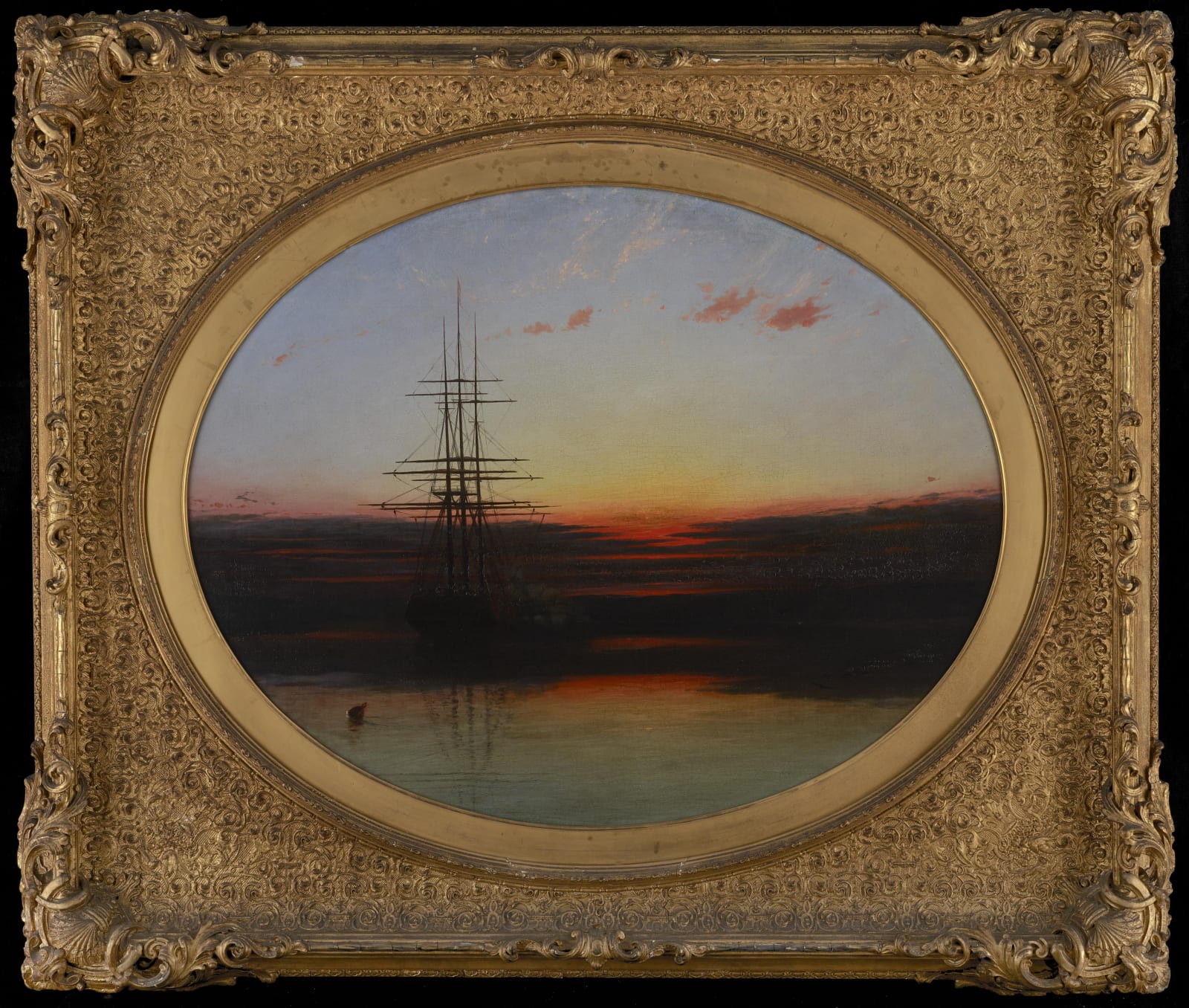 Francis Danby (1793-1861), The Evening Gun, 1857