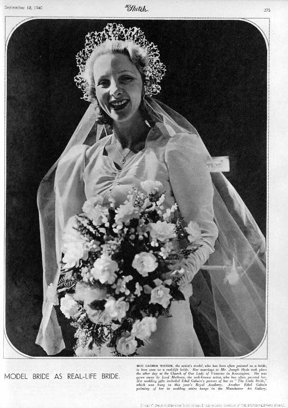 Ethel Gabain (1883-1950), The Little French Bride