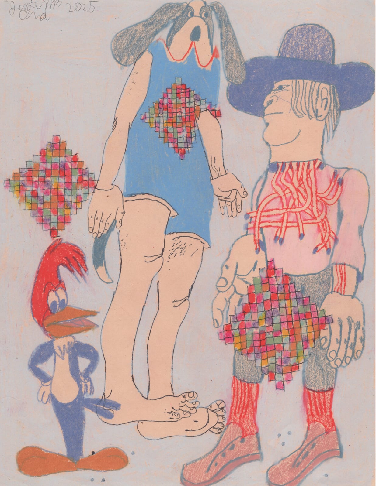 AA - LOCALS NO. 2 , JUSTIN BROWN DURAND - RAINBOW ZOO CLOUD BLUE, 2025