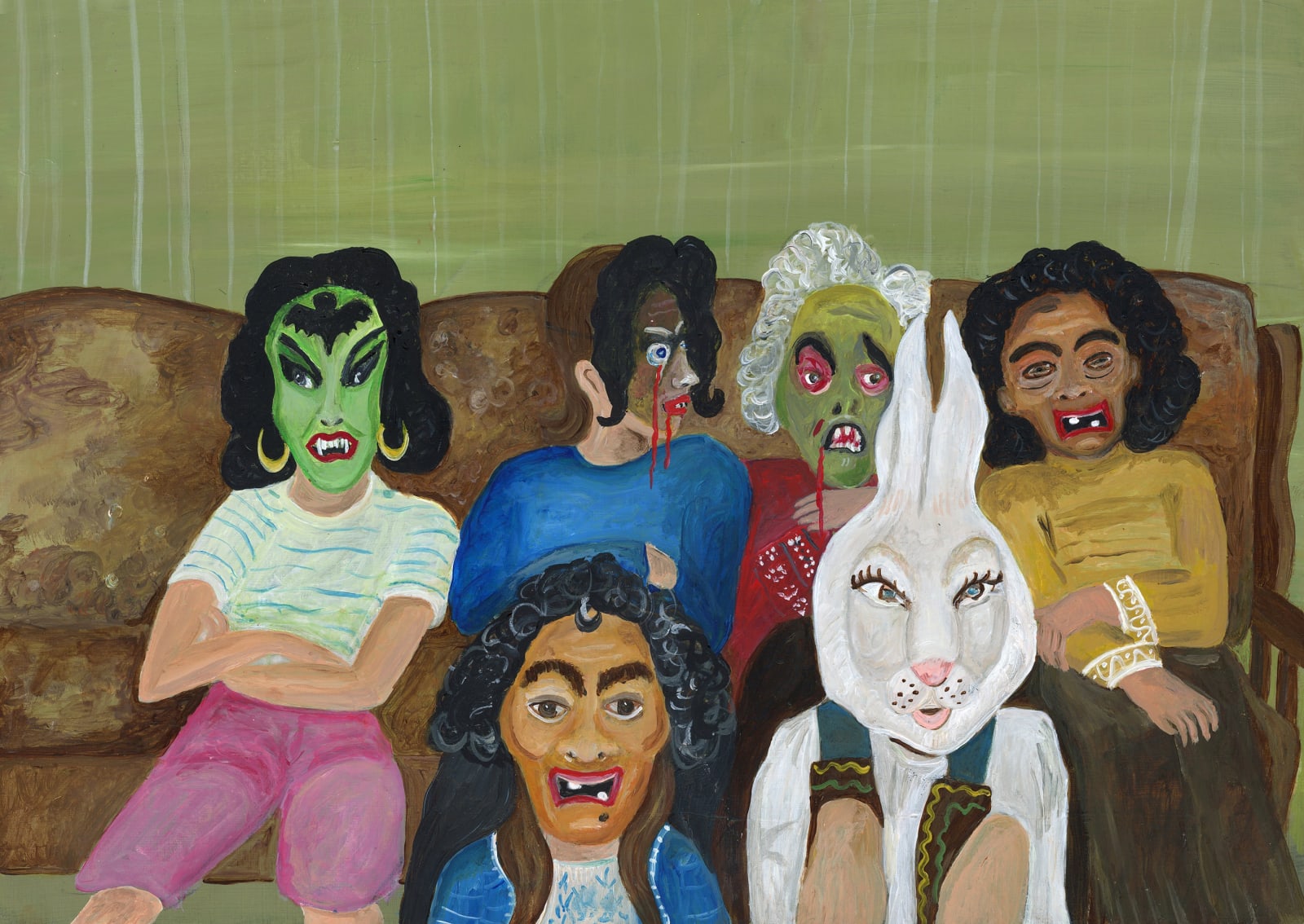 SARAH LEE, MONSTER MASK TEENAGERS, LONDON UK CIRCA 1984, 2023