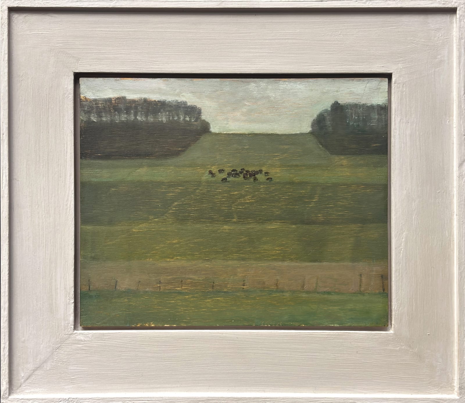 stacy caldwell , no. 18 wooded hill with clouds