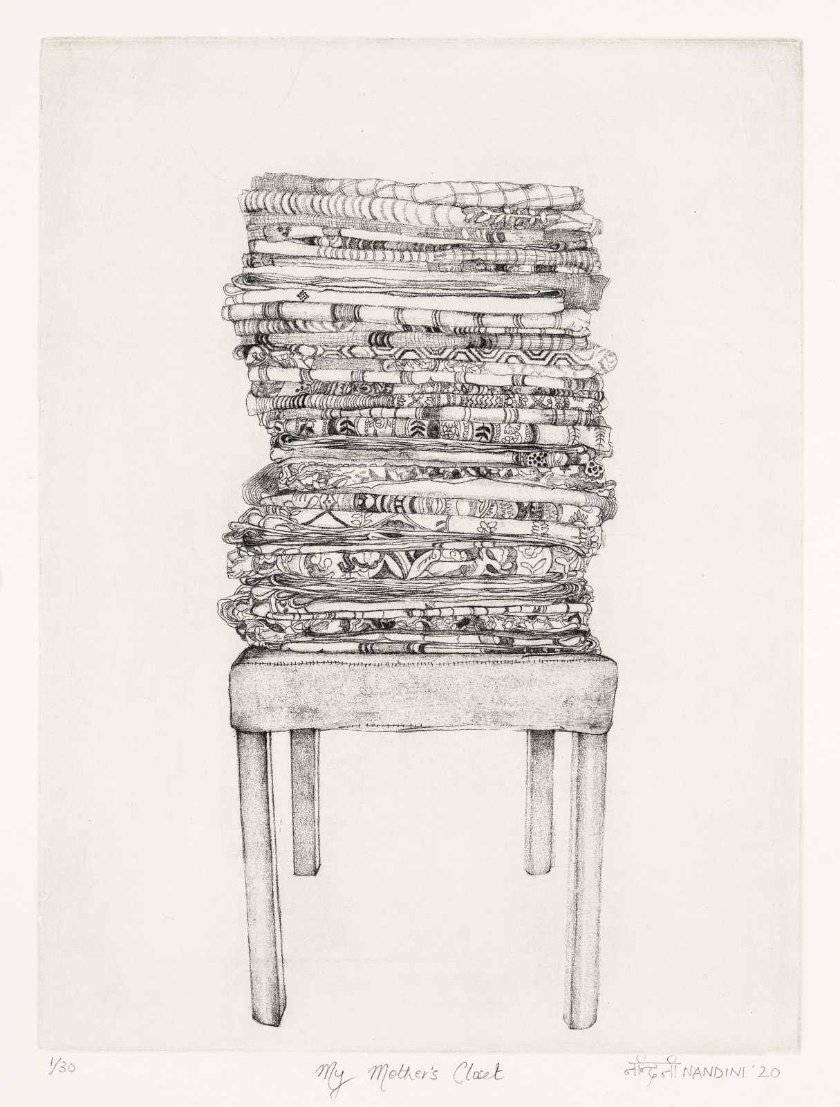 NANDINI CHIRIMAR, my mother's closet