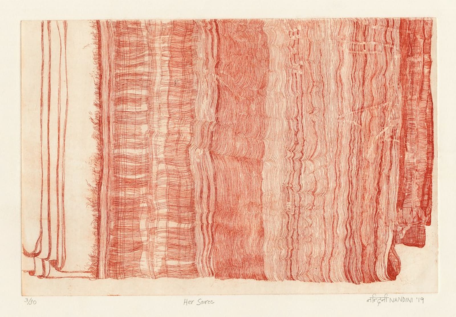 NANDINI CHIRIMAR, her saree