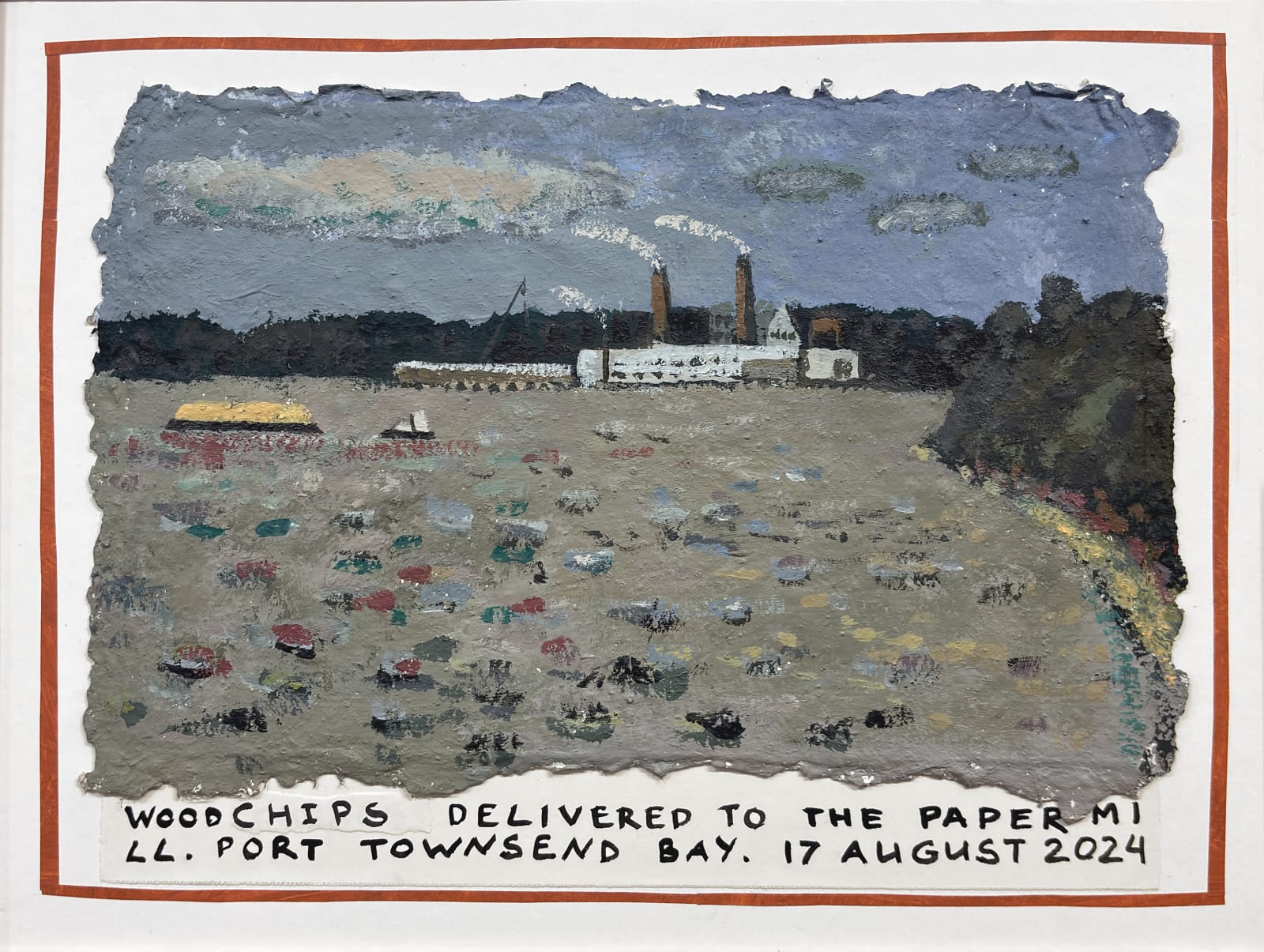 MARIA MICHURINA, Woodchips Delivered to the Paper Mill. Port Townsend Bay, 2024