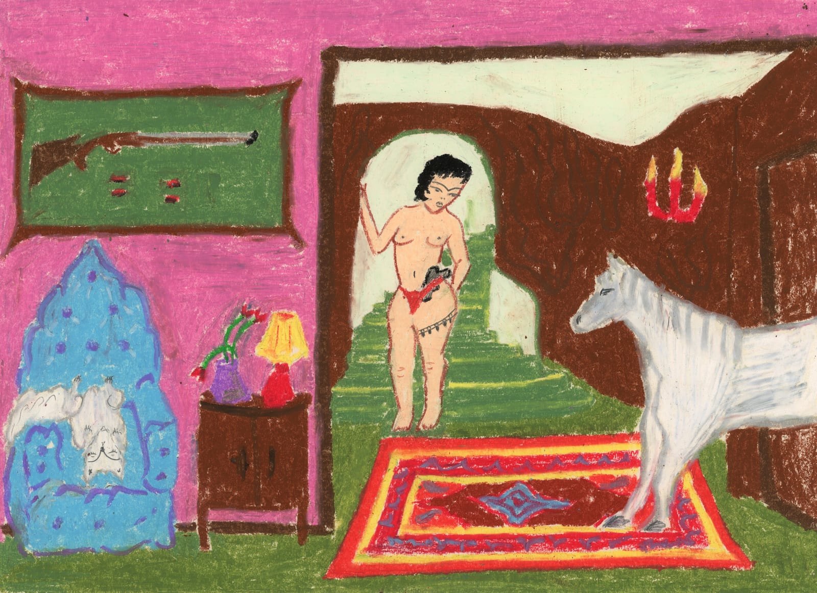 AFFSOONGAR, persian carpets & shot guns, 2025