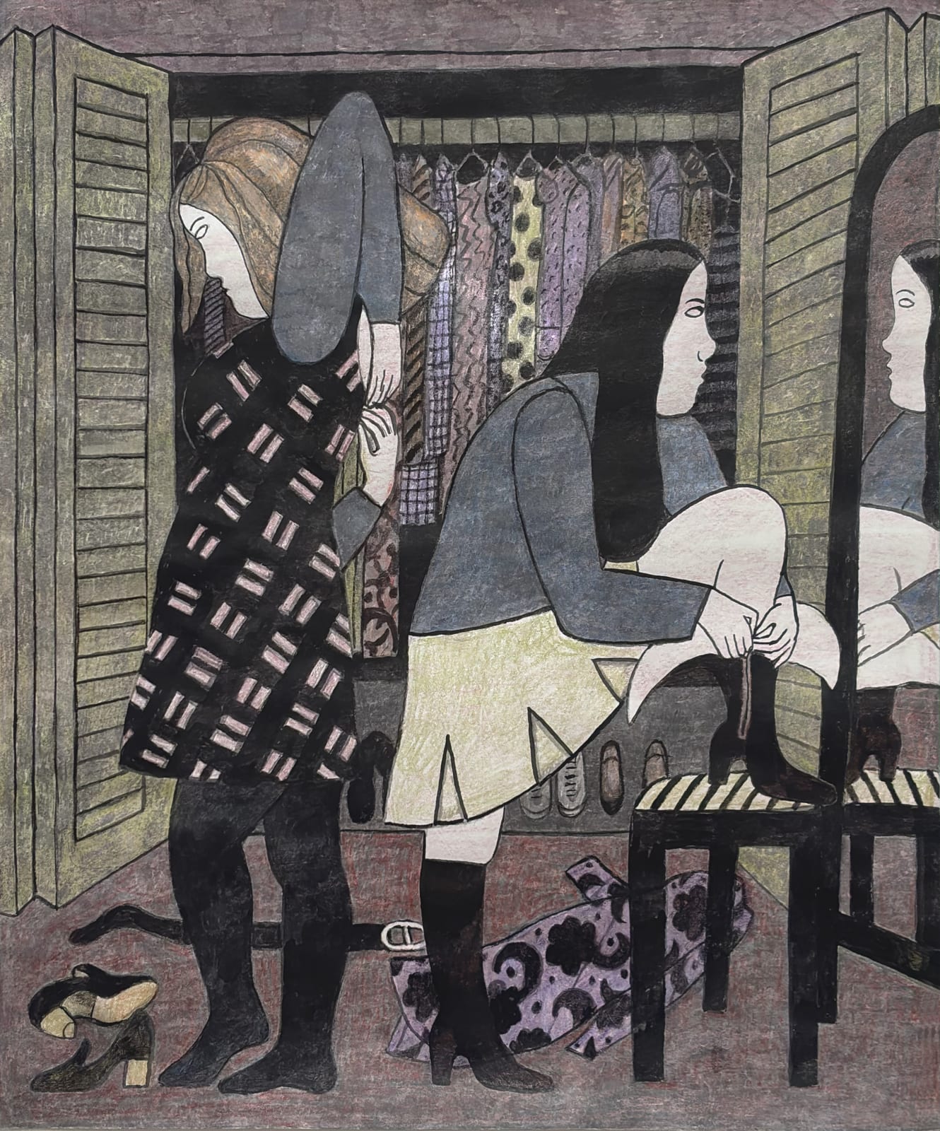 AA - LOCALS NO. 2 , NORA RIGGS - DRESSING ROOM