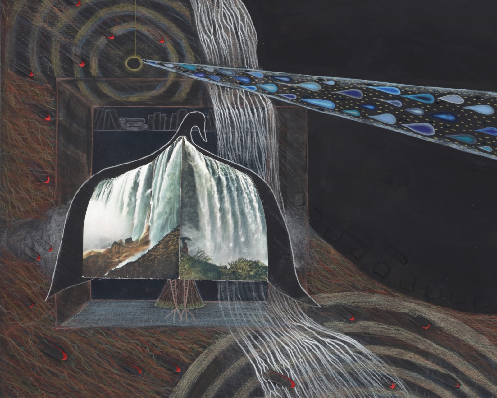 MARCY HERMANSADER, waterfall-tears, 2021