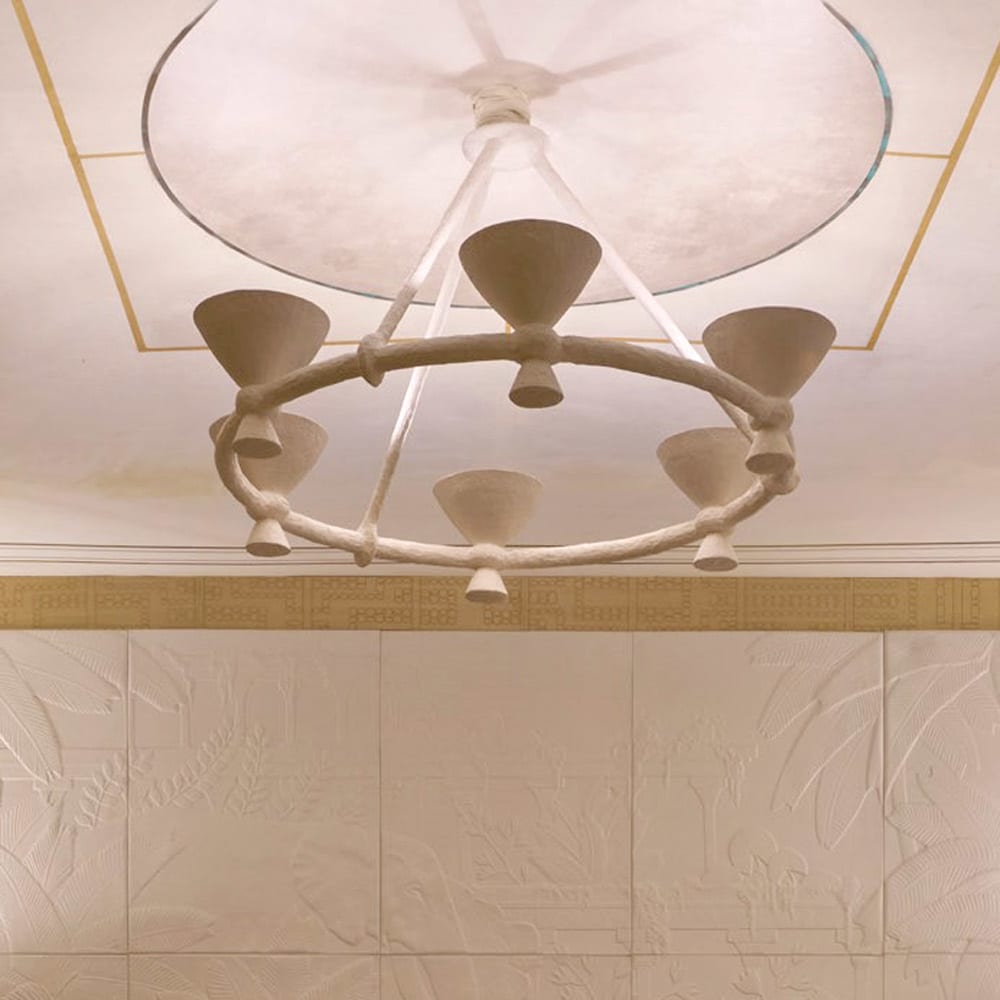 Lucie Plaster Chandelier Photography: Darren Chung