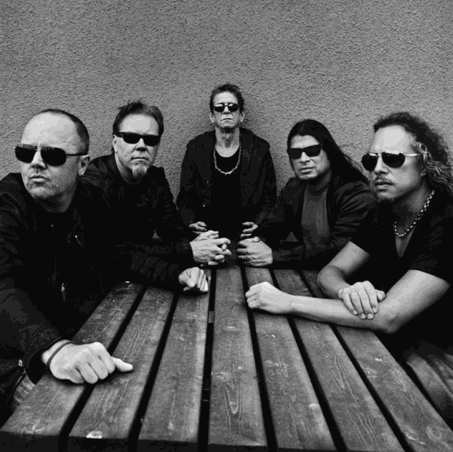 Anton Corbijn, Metallica and Lou Reed, Gothenburg, 2011