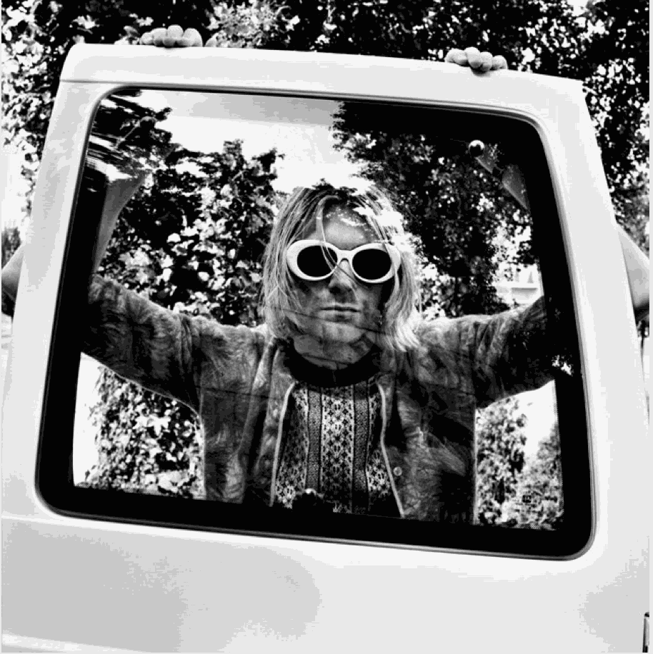Anton Corbijn, Kurt Cobain (window), Seattle, 1993
