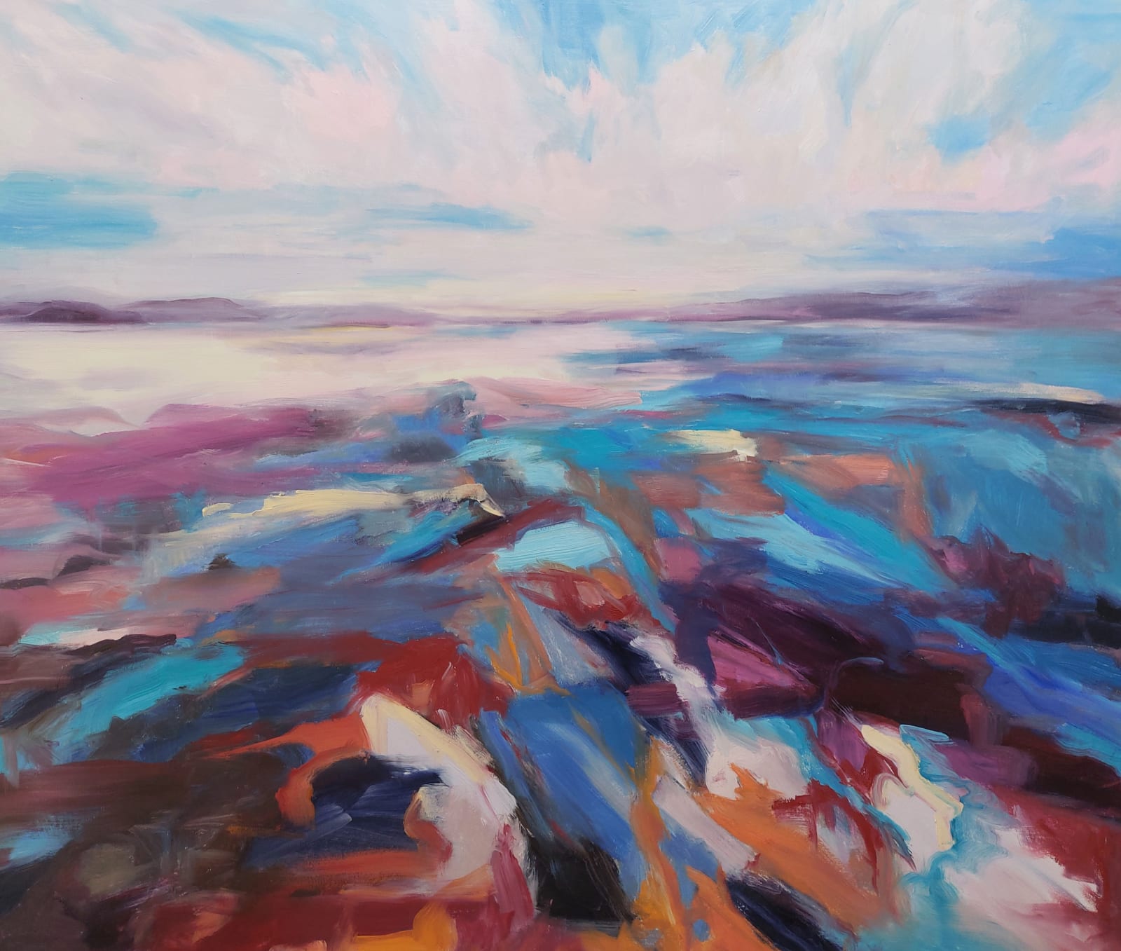 Philippa Headley, Light Dancing On The Shore, 2025