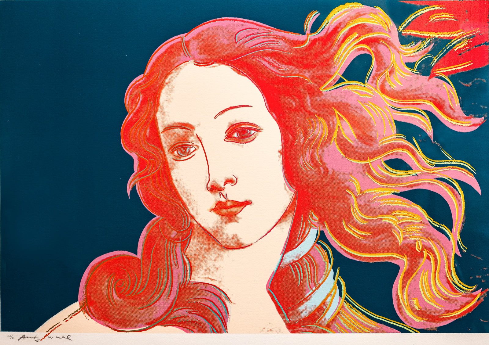 Andy Warhol, Details of Renaissance Paintings: Sandro Botticelli, Birth of Venus, 1482, 1984