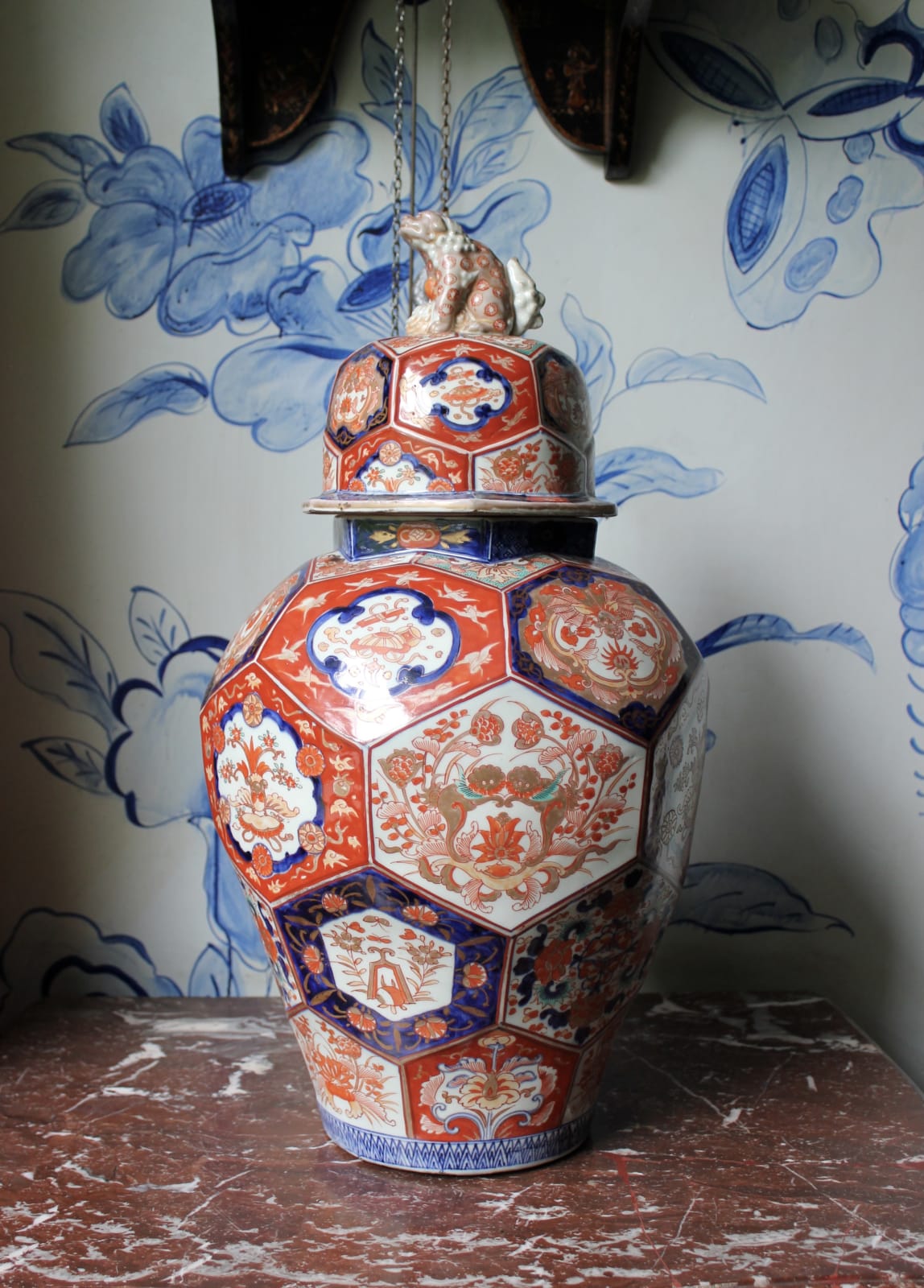 Large 19th century Imari vase