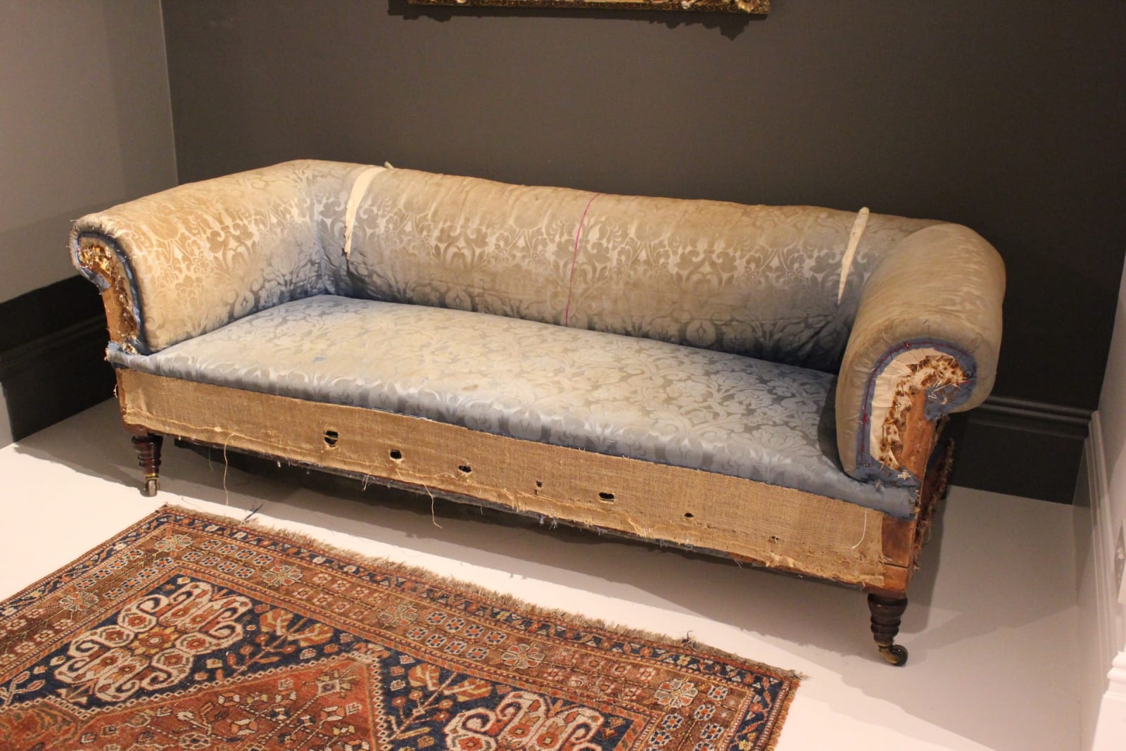 Large victorian Chesterfield sofa