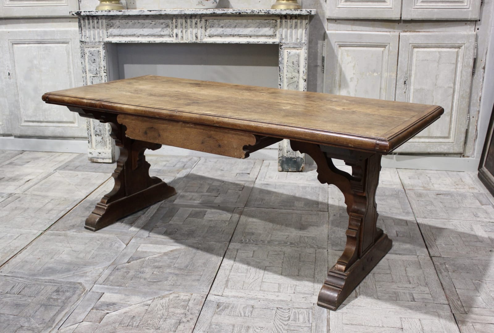19th century French trestle table, circa 1800