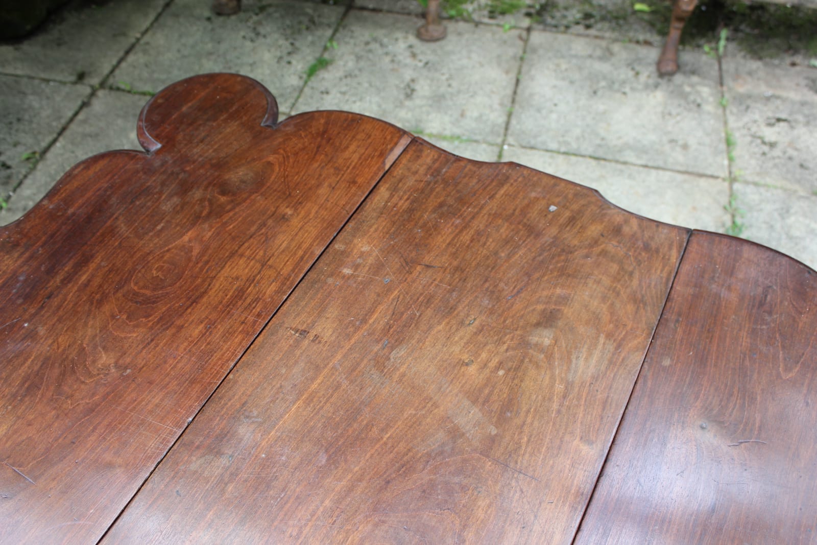18th century mahogany drop tea card table, Circa 1760